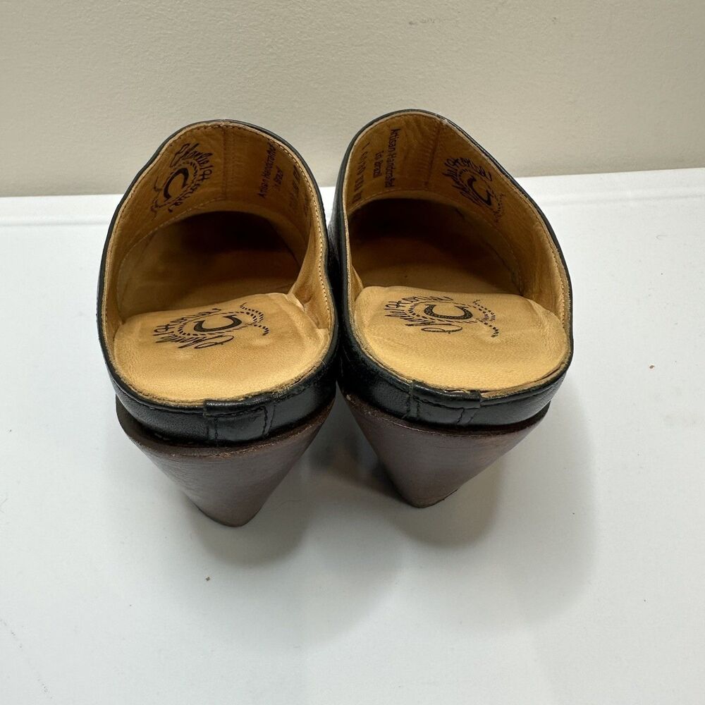 Charlie 1 Horse Mayela Shoe Womens Size 6B Western Mules Embroidered Artisan - Picture 7 of 9